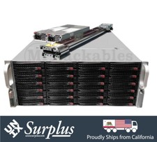 4U 36 Bay TRUNAS ZFS SAS3 Storage Server Xeon 28 Core 64GB DDR4 2x 1280W PCI-E X picture