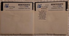 Vintage Parsons Technology MoneyCounts Software - Two 5.25