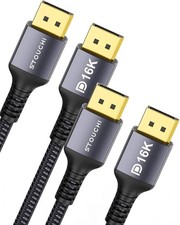 Stouchi 2 Pack DisplayPort Cable 2.1 3M DP2.1/2.0 Cable (16K@60Hz) picture
