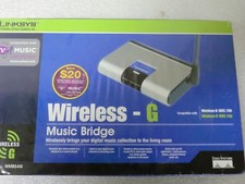 Linksys Wireless G Music Bridge WMB54G  - New/Sealed picture