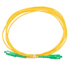 20M SC APC Simplex Singlemode Fiber Optic Patch Cord Cable 3.0mm FTTH PVC Jumper picture