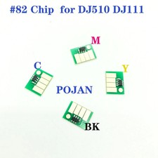 4Chip x Ink Cartridges chip Fit for HP Designjet 510 111 HP82 INK CMYK CH565A picture