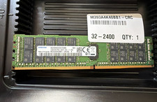 SAMSUNG 32GB PC4-19200 DDR4-2400T REG ECC Memory M393A4K40BB1-CRC picture