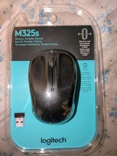 NEW Logitech M325 (910-002136) Wireless Optical Mouse Dark Silver O18847-1 R BR4 picture