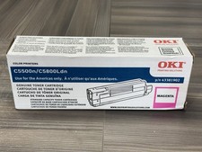 OKI Printing Solutions p/n 43381902 C5500n/C5800 Ldn MAGENTA Toner Cartridge NEW picture