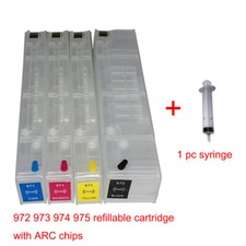 973XL Refillable Cartridge with ARC Chip for HP PageWide 452 477 552 577 Printer picture