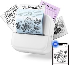 M02L Portable Mini Thermal Sticker Printer, Compatible with iOS & Android picture