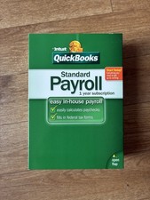Intuit Quickbooks 2008 Standard Payroll  PC Business Software picture