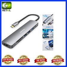 Compact USB C Hub with 7-in-1 Ports, 4K HDMI, and Ultra-Fast Power Delivery picture