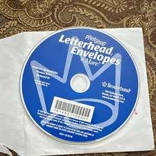 Broderbund Print Shop Letterhead, Envelopes & More DTP CD Windows 95-2000 picture