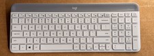 Logitech K470 Slim Wireless Keyboard - White - WITH RECEIVER - MINT CONDITION picture