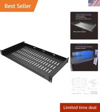 Heavy-Duty 1U Server Shelf - 10