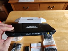 TESmart 2-Ports 2x1 HDMI External KVM switch Black picture