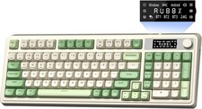 S99 Pro Wireless Keyboard, Display Screen & Media Knob, TriMode Bluetoot... picture