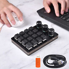 16 Keys 3 Knob Macro Programmable Keyboard One Handed Mechanical Gaming Keyboard picture