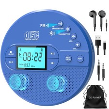 Sunoony Portable CD Player with Bluetooth, Disman CD Player for Car with FM T... picture