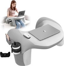 Gaming Lap Desk Pillow – Large 24″ Flat Surface Laptop Pillow for Couch & Sofa – picture