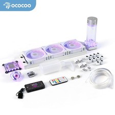 OCOCOO AMD/Intel/2011 All-in-One Liquid Cooling System Hose Kit PC Kit picture