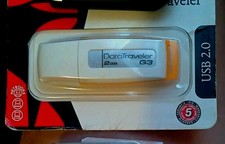 Kingston DataTraveler G3 2GB USB 2.0 USB-A Flash Drive White/Orange picture