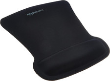 Amazon Basics Ergonomic Mouse Pad with Wrist Support for Pain Relief, Gel-Filled picture