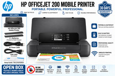 HP OfficeJet 200 Mobile Wireless Printer CZ993A Open Box +2 Batteries Tested 000 picture