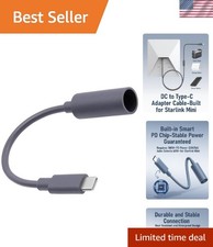Starlink Mini Power Extension Adapter Cable 16AWG Waterproof DC5521 Connector... picture