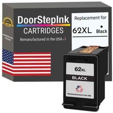 DoorStepInk Compatible Ink Cartridges For HP 62XL (C2P05AN) Black-USA picture