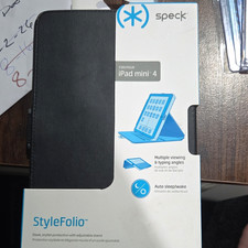 Speck StyleFolio Folding Folio Case for iPad mini 4 Black Magnetic Stand picture