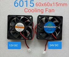 6015 FAN 6cm MINI SQUARE BRUSHLESS COOLING FAN 60mmX60mmX15mm 12V 24V DC picture