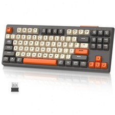 ZIYOU LANG Wireless Gaming Keyboard RGB Backlit Silent Membrane Keys PC Mac picture