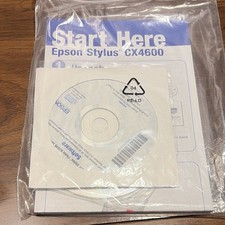 Epson Stylus CX4600 Driver & Utility Setup CD-ROM Windows/Mac English C11C575001 picture