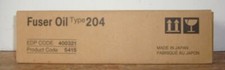 Ricoh NRG Nashuatec Fuser Oil Type 204 400321 4800140 Color AFICIO AP204 picture