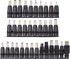 Universal 34pcs DC Connectors Plug Kit, 5.5mm 2.1mm Female Base to dc Adapter... picture