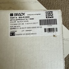 Brady B30-R10000 Black Ribbon Cartridge 4.33