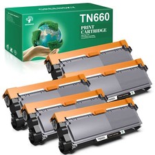 5 High Yield TN660 TN630 Compatible Toner Cartridge For Brother DCP-L2540DW  picture