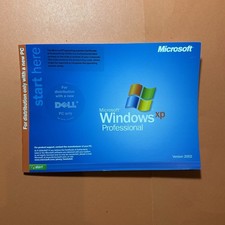 Vintage Microsoft Windows XP Professional Start Here Guide Only. OEM DELL picture
