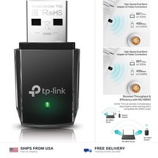 TP-Link AC1300 USB WiFi Adapter for Desktop PC 2.4/5G Dual Band WiFi Dongle picture