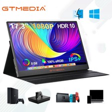 1080P 60Hz Gaming Monitor 17.3'' Portable Dual Screen Extender Switch PS5/4 XBOX picture