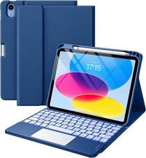 Harvopu Bluetooth Keyboard Folio Case for iPad 11th/10th Gen 10.9