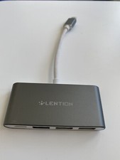 LENTION - 4-in-1 USB-C Hub - Ports: USB-C, USB 3.0, and 2x USB 2.0 picture