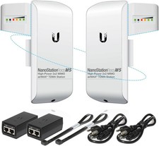Wireless Bridge Ubiquiti LOCOM5 PRE-CONFIGURED, Bundle of 2 Ubiquiti...  picture