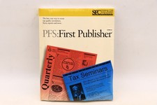 Vintage SPC Software Publishing PFS First Publisher version 3.0 NEW Sealed picture