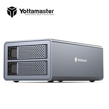 2 Bay Hard Drive Enclosure USB 3.0 Type B Aluminum For 2.5
