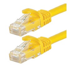 MONOPRICE 9871 Patch Cord,Cat 6,Flexboot,Yellow,10 ft. 38F990 picture