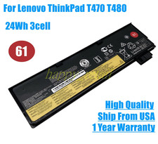 24Wh Battery 01AV424 For Lenovo ThinkPad T470 T480 T570 T580 P51S P52s 01AV490 picture