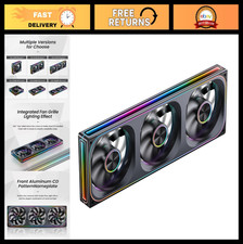RGB PC Case Fan Set - 3x120mm PWM Fans, Silent Operation, Infinity Mirror Design picture
