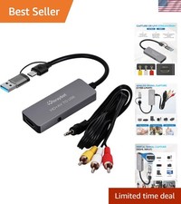 All-in-One Video Capture Solution: VHS, RCA, HDMI - Perfect for Streaming picture