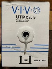 VIVO 250ft bulk Cat5e LAN Ethernet Cable Wire UTP Pull Box 250 ft Cat-5e Gray picture