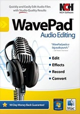 WavePad Sound Editor for PC or Mac .Edit audio and music picture