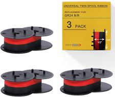 3 Pack Replacement for Porelon 11216 Universal Twin Spool Calculator Ribbon Univ picture